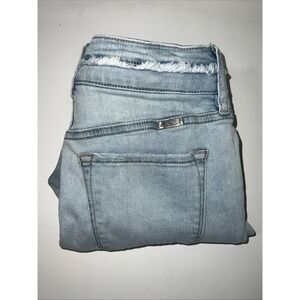 Kancan Jeans Women's Size 28 Skinny Distressed Denim Light Washed Jeans‎